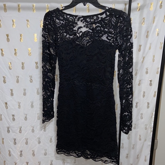 Divided by h & m lace black dress with necklace - Picture 8 of 10